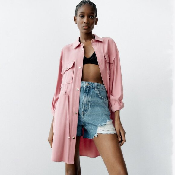 Zara Tops - ZARA RELAXED FIT OVERSHIRT SHIRT / JACKET